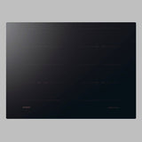 Plaque de cuisson induction ROSIERES RIFS744SCA - Double full zone - 4 foyers - 7400 W - L 70 cm
