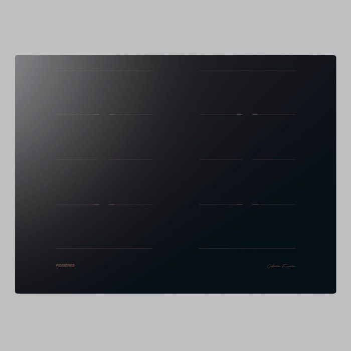 Plaque de cuisson induction ROSIERES RIFS744SCA - Double full zone - 4 foyers - 7400 W - L 70 cm