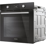 Four encastrable - Pyrolyse + Hydrolyse - ROSIERES - RO6 T3B3EYTB - Noir - Porte froide - 78L - Vapeur Easy Steam