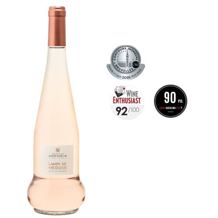 Château Sainte Roseline Lampe de Méduse Cru Classé 2025 - Côtes de Provence - Vin rosé 75cl