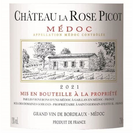 Château La Rose Picot 2021 Médoc - Vin rouge de Bordeaux