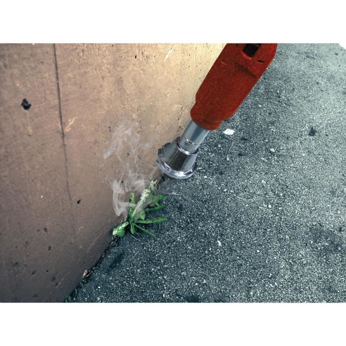 Brűleur désherbeur vert électrique - ROTHENBERGER - 600°C - Ř75 mm - Rouge