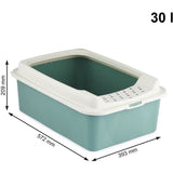 Bac a litiere avec rebords - ROTHO MYPET - BONNIE - 57.2 x 39.3 x 20.9 cm - Vert