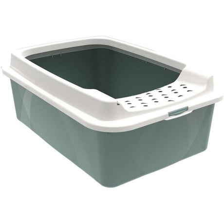 Bac a litiere avec rebords - ROTHO MYPET - BONNIE - 57.2 x 39.3 x 20.9 cm - Vert