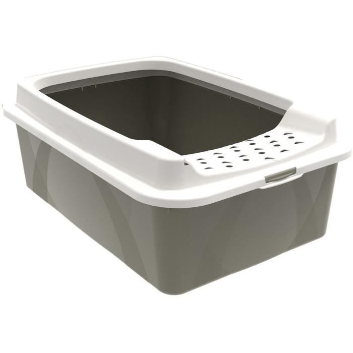 Bac a litiere avec rebords - ROTHO MYPET - BONNIE - 57.2 x 39.3 x 20.9 cm - Cappuccino