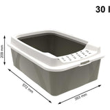 Bac a litiere avec rebords - ROTHO MYPET - BONNIE - 57.2 x 39.3 x 20.9 cm - Cappuccino