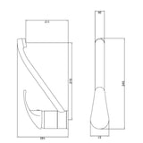 Edouard Rousseau -Mitigeur Evier BELFORT - Chromé