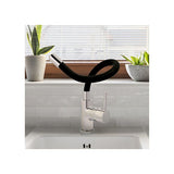 Edouard Rousseau - Mitigeur Evier a mémoire de forme KOBEN - Noir / Chromé