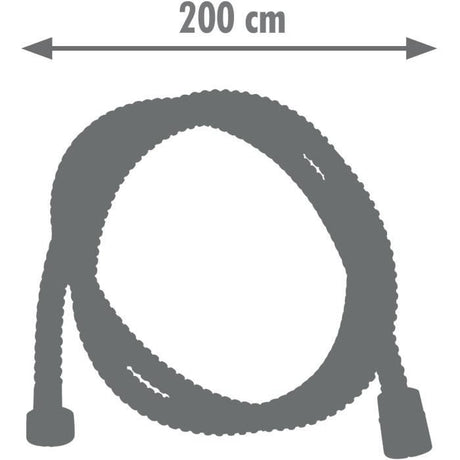 Flexible de douche - ROUSSEAU - Écrous métal anti-torsion - Réduction du débit - Longueur 2 m - Inox chromé double agrafage