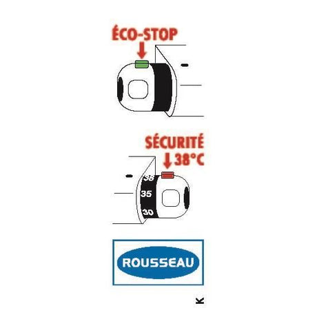 ROUSSEAU Robinet mitigeur thermostatique baignoire et douche Volga 2