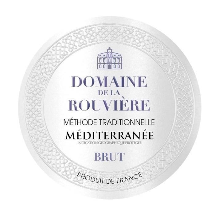 Domaine de La Rouviere Méthode Traditionnelle Méditérannée Brut - Vin rosé de Provence