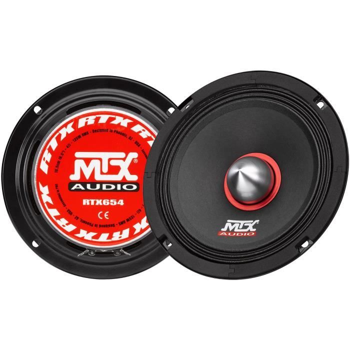 MTX RTX654 Médium a haute efficacité 16,5cm 125W RMS 4 (vendu a la piece)