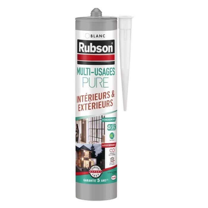 Mastic - RUBSON - PURE - Multi-usages - Blanc - 280ml