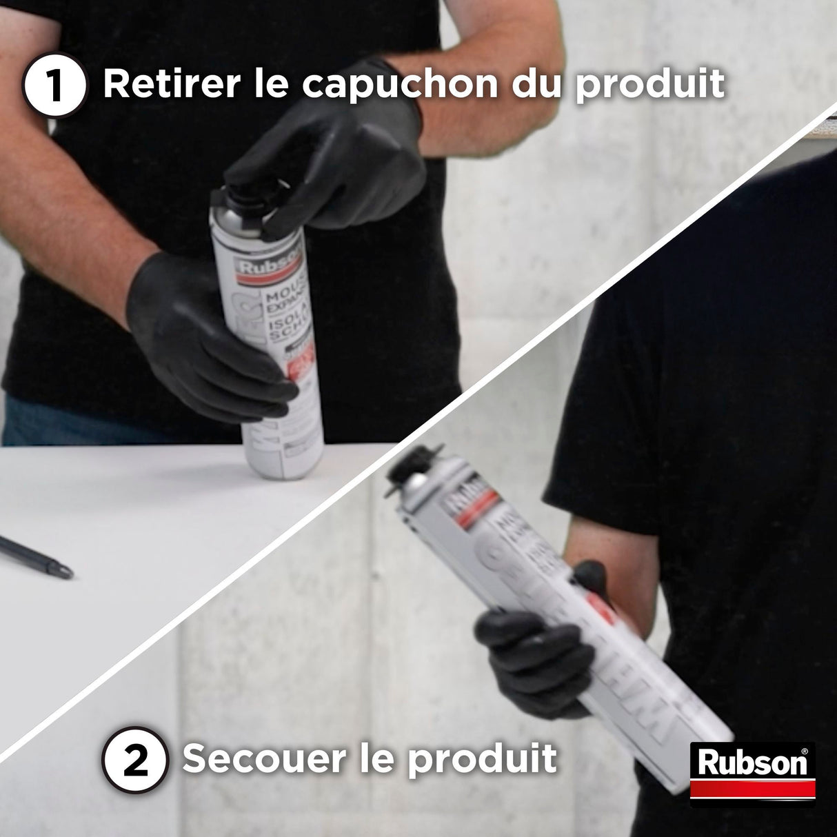 Pistolet mousse expansive - RUBSON - Anti-goutte - Visse de dosage