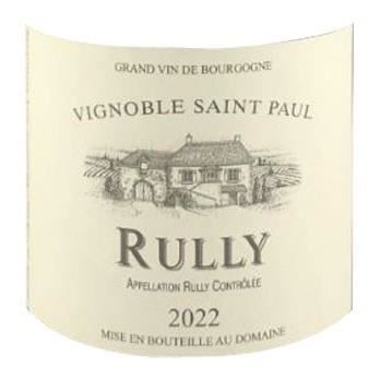 Vignoble Saint Paul 2022 Rully - Vin blanc de Bourgogne