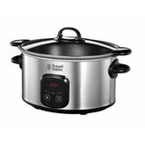 Mijoteur familial digital - RUSSELL HOBBS - 22750-56 - 200 W - 6 L - Cuve anti-adhÈsive 2 en 1 - Inox