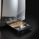 Grille-Pain - RUSSELL HOBBS - Luna Rouge Solaire - Fente longue - 1420 W - Fonctions rÈchauffage et dÈcongÈlation