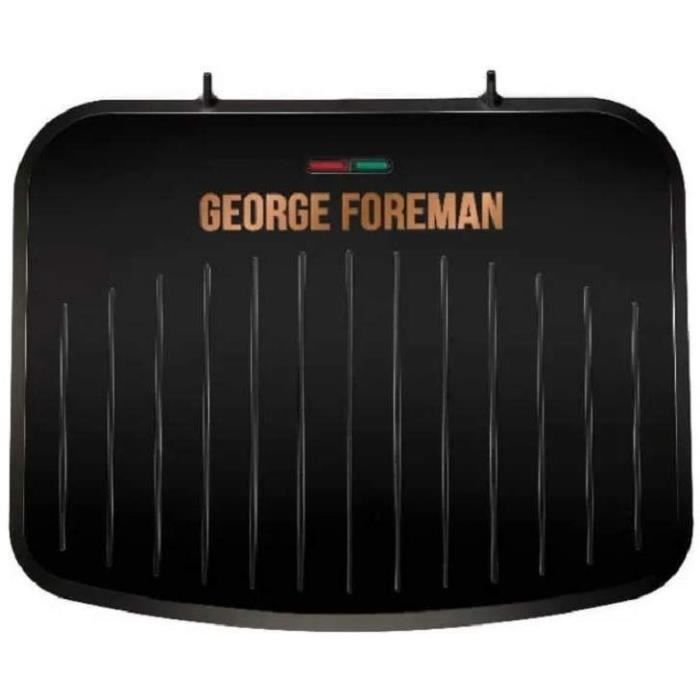 Fit Grill Copper Medium George Foreman 25811-56 - 2 en 1 - Rangement pratique - Performance & Design Premium - Nettoyage facile