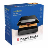Croque-monsieur - RUSSELL HOBBS - 26800-56 - 750 W - Chauffage rapide : 108 s - Anti-adhÈsif - Noir / Acier