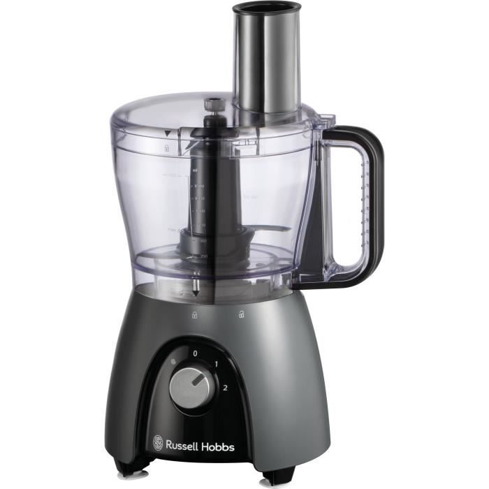 Robot culinaire - RUSSEL HOBBS - Desire Matte Charcoal - 600 W - 2 vitesses + pulse - Noir
