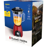 Blender - RUSSEL HOBBS - Desire Red - 650 W - Picher 1,5 L - 2 vitesses + Pulse - Rouge