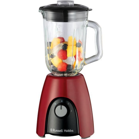 Blender - RUSSEL HOBBS - Desire Red - 650 W - Picher 1,5 L - 2 vitesses + Pulse - Rouge