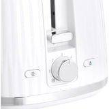 Grille-pain - RUSSELL HOBBS - EDEN - 800 W - 2 fentes - Blanc