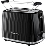 Grille-pain - RUSSELL HOBBS - EDEN - 800 W - 2 fentes - Noir