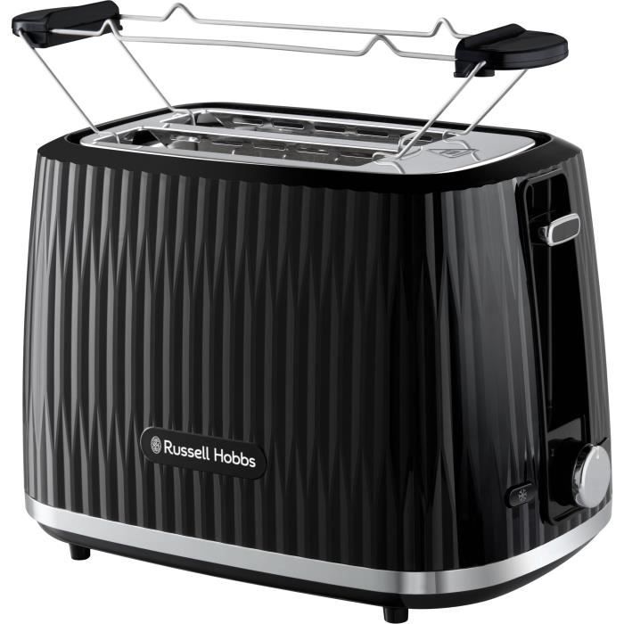 Grille-pain - RUSSELL HOBBS - EDEN - 800 W - 2 fentes - Noir