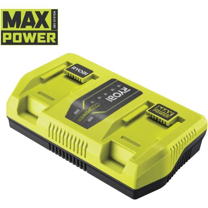 RYOBI - Chargeur 36V MAXPOWER 2 ports 6,0 A - RY36C2PA