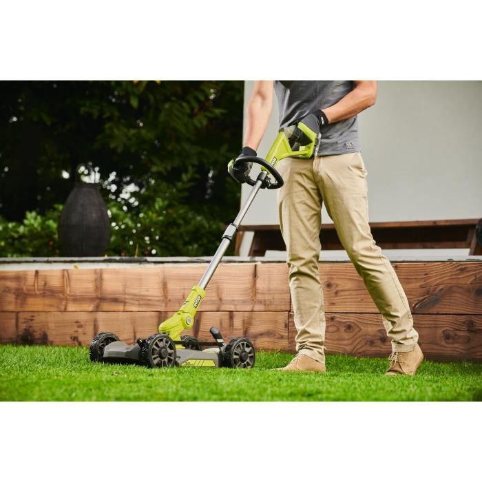 Tondeuse 3 en 1 RYOBI - RY18LMC30A-0 - 18V One+ - coupe 30 cm - Sans batterie ni chargeur