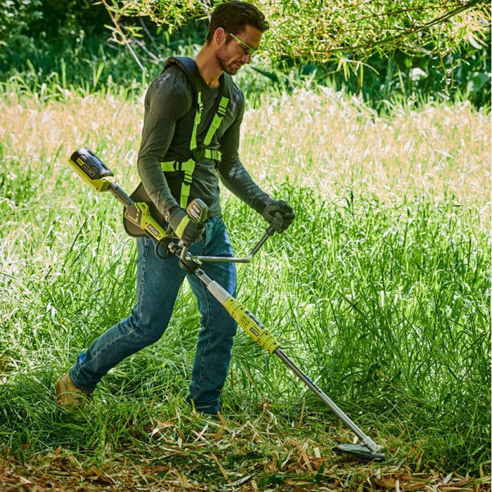 RYOBI - Débroussailleuse 36V - Ø fil 1 x 1,65 mm - lame 3 dents Tri-Arc+ 26 cm - vendue sans batterie ni chargeur - RBC36X26BG2-0