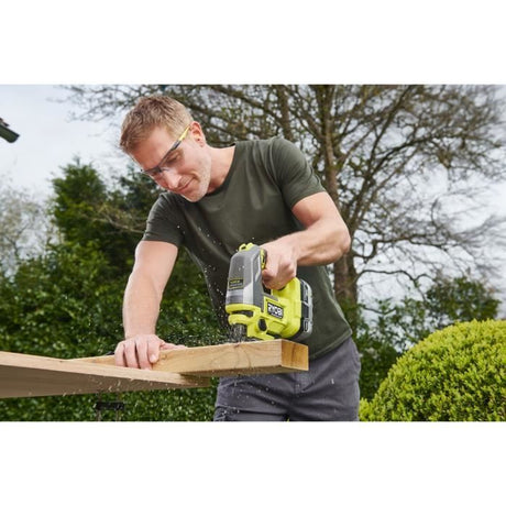 Scie sauteuse - RYOBI - Pendulaire - Brushless - 18V - 800-3 400 cp/min - 135 mm dans le bois - Course de lame 25 mm