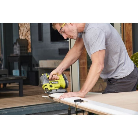 Scie sauteuse - RYOBI - Pendulaire - Brushless - 18V - 800-3 400 cp/min - 135 mm dans le bois - Course de lame 25 mm