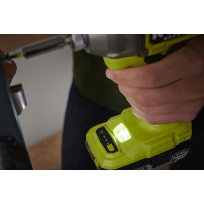 Visseuse a chocs - RYOBI - Brushless - 18V - 4 modes : 100 / 180 / 300 Nm / Mode Assist : vissage a fleur des matériaux
