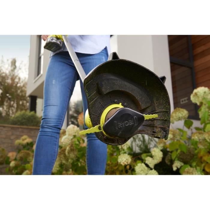 RYOBI - Coupe-bordures 18V ONE+ HYBRIDE - Ø coupe 25-30 cm - Ø fil 1 x 1,6 mm + batterie 2,5 Ah & chargeur + RAC155 - RLT1831H25FPK