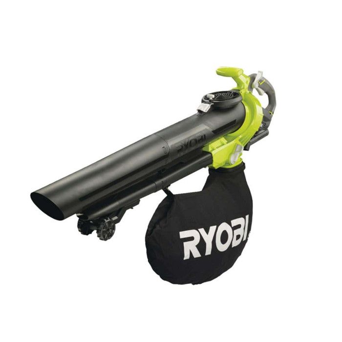 Souffleur aspiro-broyeur - RYOBI - RBV36B - 36V - 3-en-1 - Moteur Brushless - Collecteur 45 L - Vendu sans batterie ni chargeur