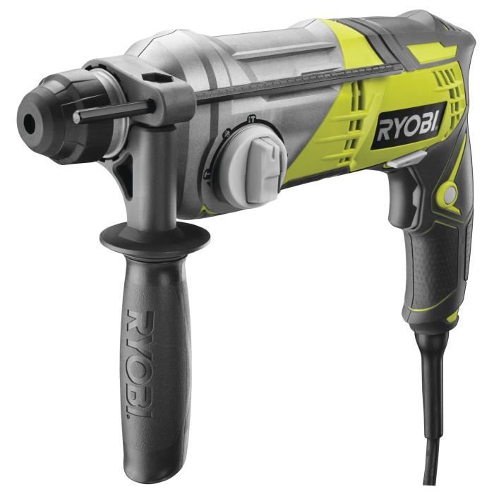 RYOBI - Perforateur SDS+ 800 W 4 modes : perçage, perforation, burinage, burinage flottant - 3,0 Joules Epta - Coffret - RSDS680-KA2