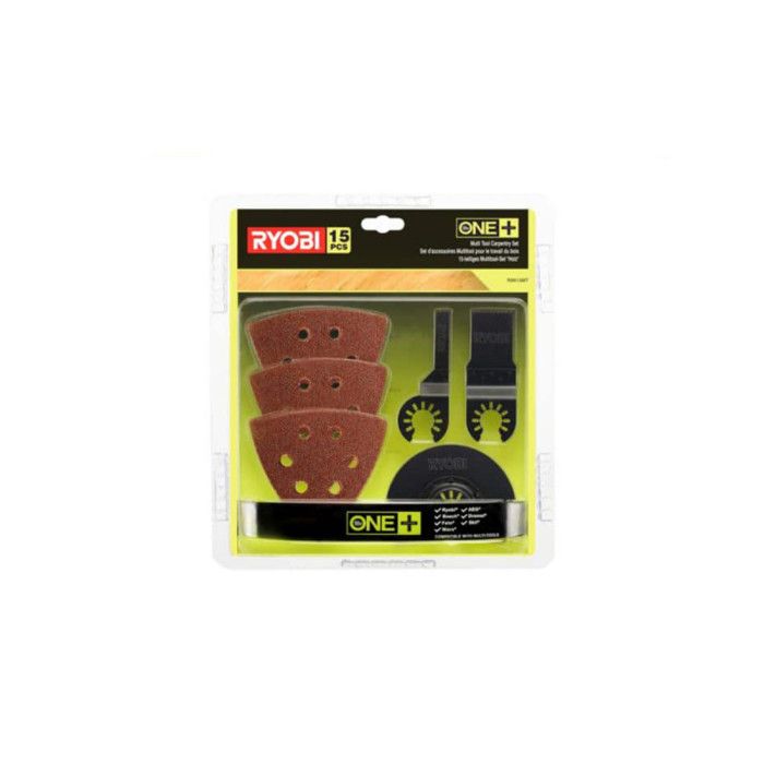 Kit spécial bois 15 pieces RYOBI multitool OnePlus RAK15MT