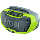 RYOBI - Radio de chantier 18V ONE+ stéréo Bluetooth AM/FM - port de charge USB - R18RH-0