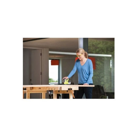 RYOBI - Ponceuse multifonction 180W - 6000-12000 osc/min + sac & 30 abrasifs (10x1/3 feuille, 10 triangles, 10 doigts) - RMS180-SA30