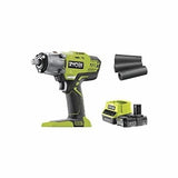 RYOBI - Boulonneuse a chocs 18V ONE+ - 3 modes - emmanchement carré 1/2 + batterie 2 Ah, sac & adaptateur 1/4'' - R18IW3-120S