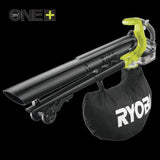 Souffleur aspiro-broyeur 2-en-1 - RYOBI - Brushless - 201 km/h - 6 m³/min