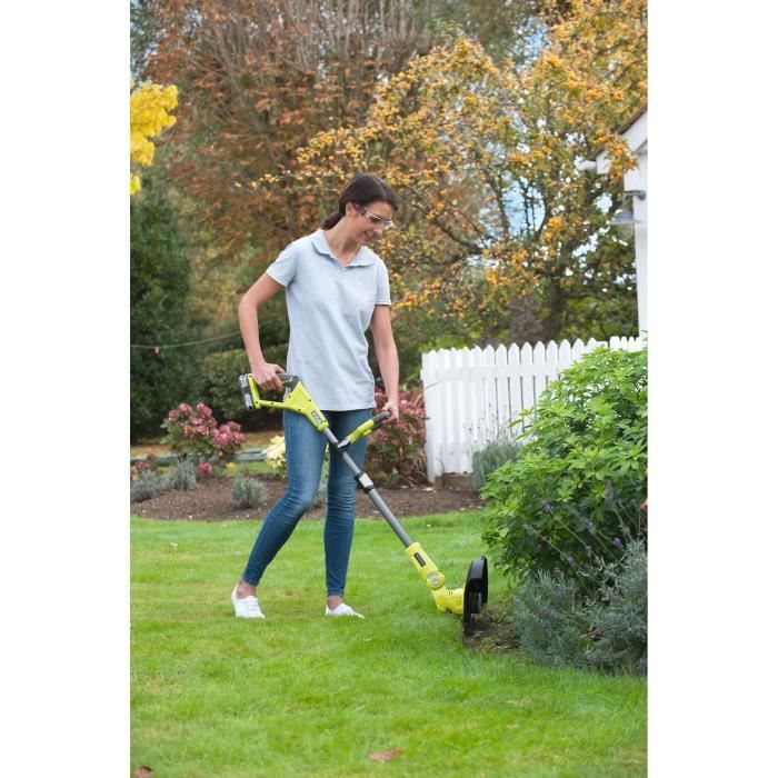RYOBI - Coupe-bordures 18V ONE+ - Ř coupe 25-30 cm - Ř fil 1 x 1,6 mm + 1 batterie 18V 2,5 Ah et 1 chargeur 2,0 A - RLT183225F