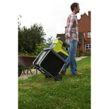RYOBI - Broyeur de végétaux 3000 W - broyage par cylindre - silencieux - capacité broyage 45 mm - bac collecteur 55 L - RSH3045U