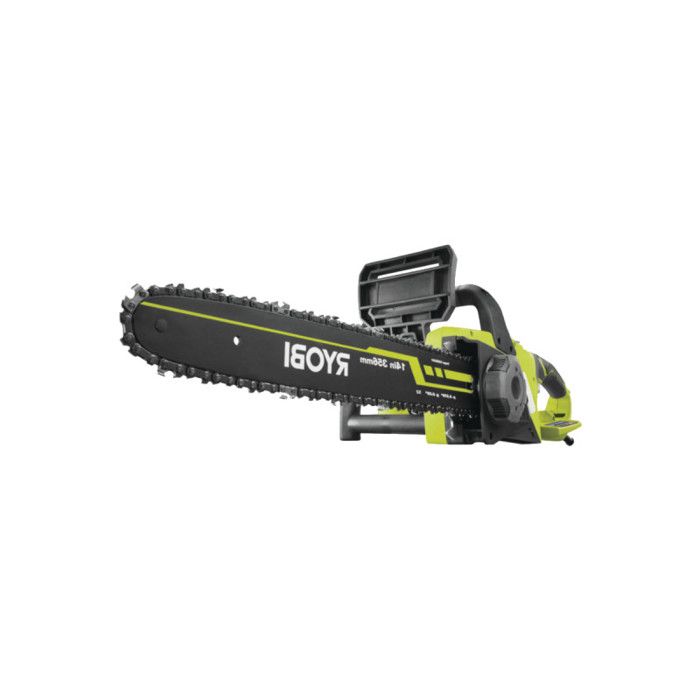 RYOBI - Tronçonneuse 1900 W - guide 35 cm - 15 m/s - tendeur sans outil - 2eme chaîne offerte - RCS1935B2C