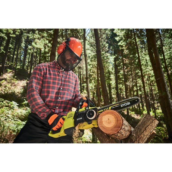 RYOBI - Tronçonneuse 36V MAXPOWER - Brushless- guide 35 cm - 21 m/s - tendeur sans outil - sans batterie ni chargeur - RY36CSX35A-0