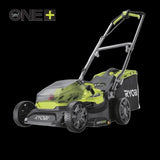 RYOBI - Tondeuse poussée 18V ONE+ - Ø coupe 37 cm - ramassage et mulching + 1 batterie 4,0 Ah et chargeur 2,0 A - RY18LM37A-140