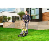 RYOBI - Tondeuse poussée 18V ONE+ - Ø coupe 37 cm - ramassage et mulching + 1 batterie 4,0 Ah et chargeur 2,0 A - RY18LM37A-140