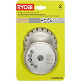 RYOBI - Kit 2 lames (1 lame pour bois/métal et 1 lame carrelage) 85 mm - alésage 15 mm pour scie multi-matériaux R18MMS - RAKMMS02K